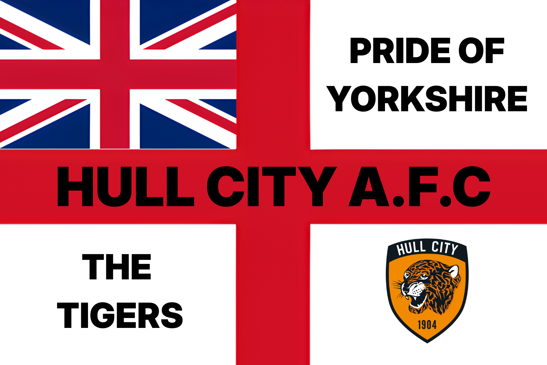 Pride of Yorkshire – Hull City Flag Sticker