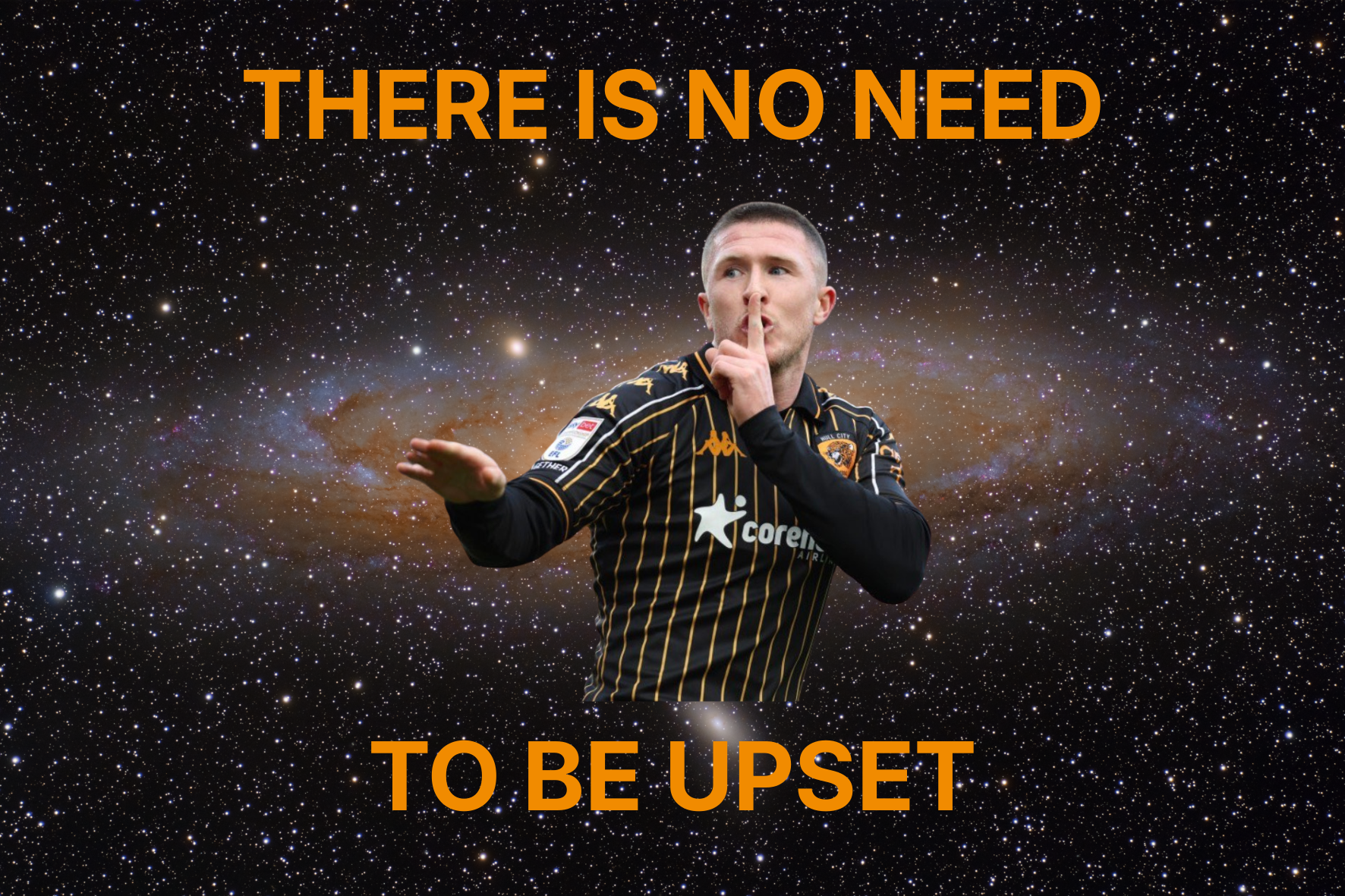 John Lundstram “There Is No Need To Be Upset” Sticker